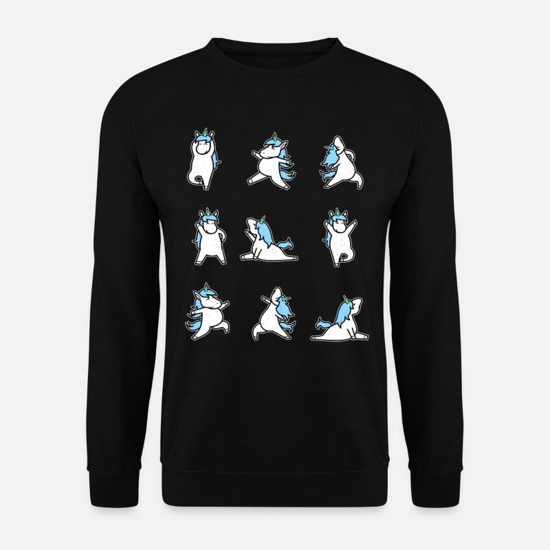 Einhorn Tanz Party - Unisex Pullover - Schwarz