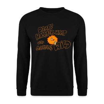 Die Wilden Kerle Gnadenlos Spruch - Unisex Pullover - Schwarz - Vorne - Alina (178cm) & Michal (187cm)