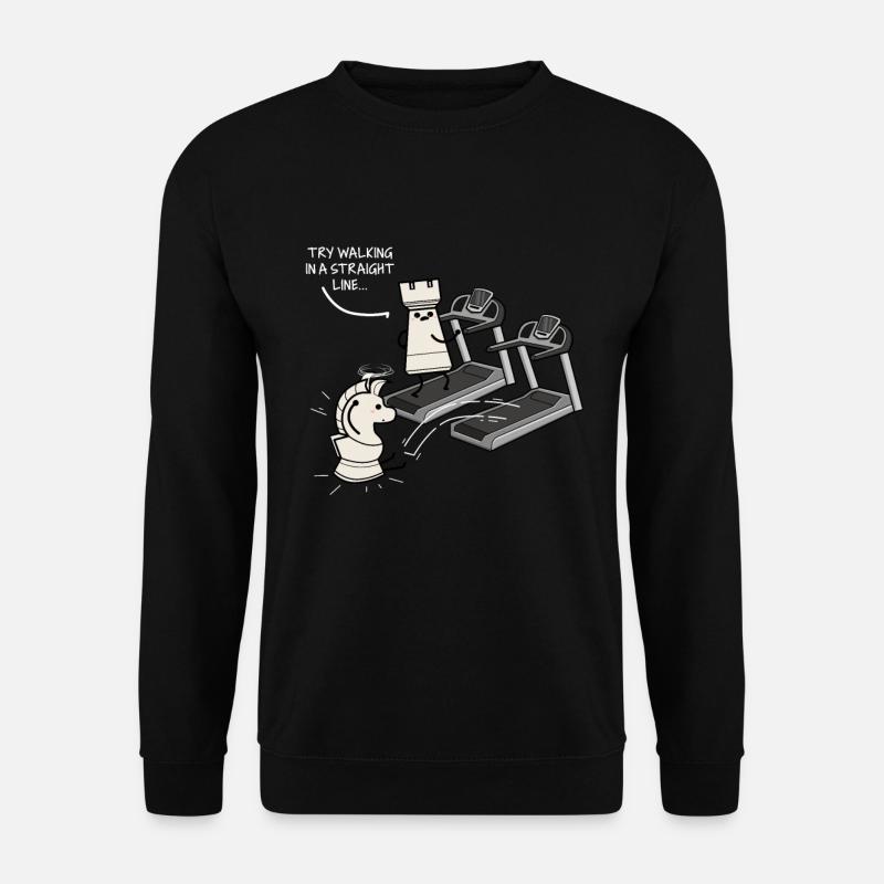 Joueur d'échecs maître d'échecs échecs - Sweat-shirt Unisexe - noir