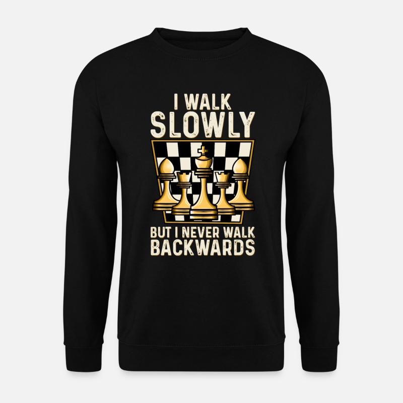 Joueur d'échecs maître d'échecs échecs - Sweat-shirt Unisexe - noir