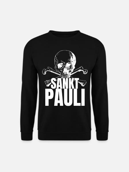 St pauli. St pauli Fan. Paulianer Hamburger fan - Unisex Pullover - Schwarz