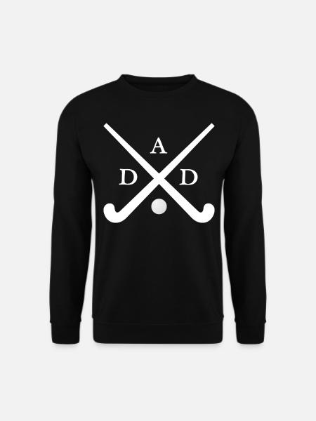 feldhockey hockey fieldhockey-dad hockeyspieler - Unisex Pullover - Schwarz