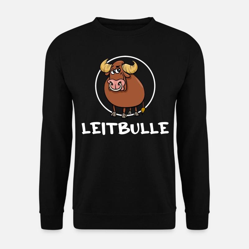 Vache Bull Élevage Bovins « Leitbulle"Gestionnaire - Sweat-shirt Unisexe - noir