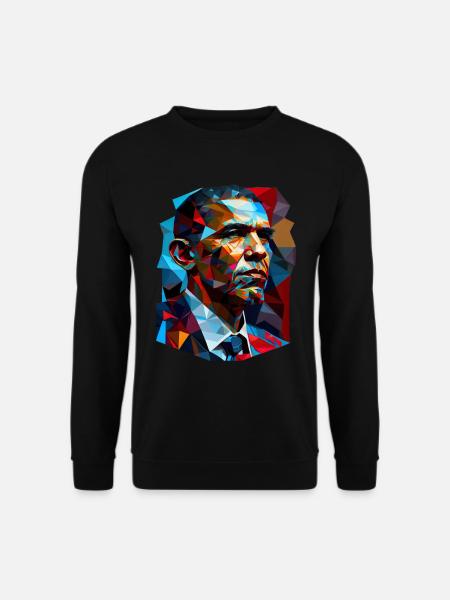 Pop Art d’Obama - Sweat-shirt Unisexe - noir