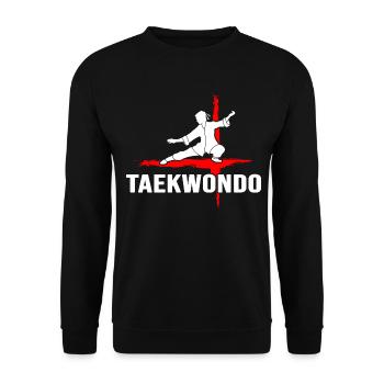 Taekwondo All-Combat Taekwondo training - Unisex Sweatshirt - black - Front - Alina (178cm) & Michal (187cm)