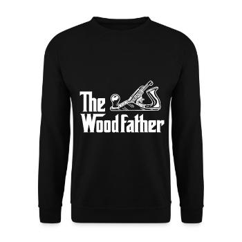 Menuisier menuisier Charpentier - Sweat-shirt Unisexe - noir - Devant - Alina (178cm) & Michal (187cm)