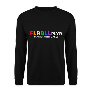 Floorball floorball « Floorball player » unihoc - Sweat-shirt Unisexe - noir - Devant - Alina (178cm) & Michal (187cm)