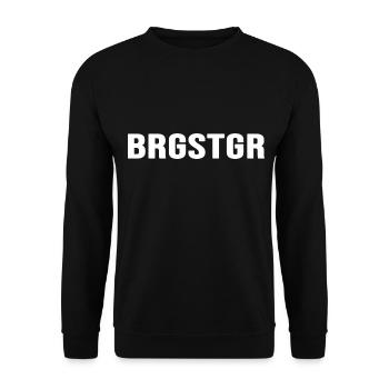 bergsteiger klettern bergfex - Unisex Pullover - Schwarz - Vorne - Alina (178cm) & Michal (187cm)
