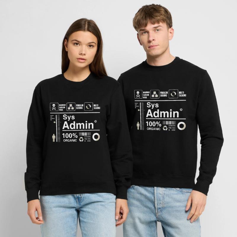 Sys Admin Programming Computer Nerd pc Board cpu Unisex Sweatshirt