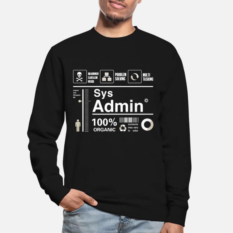 Sys Admin Programming Computer Nerd pc Board cpu Unisex Sweatshirt