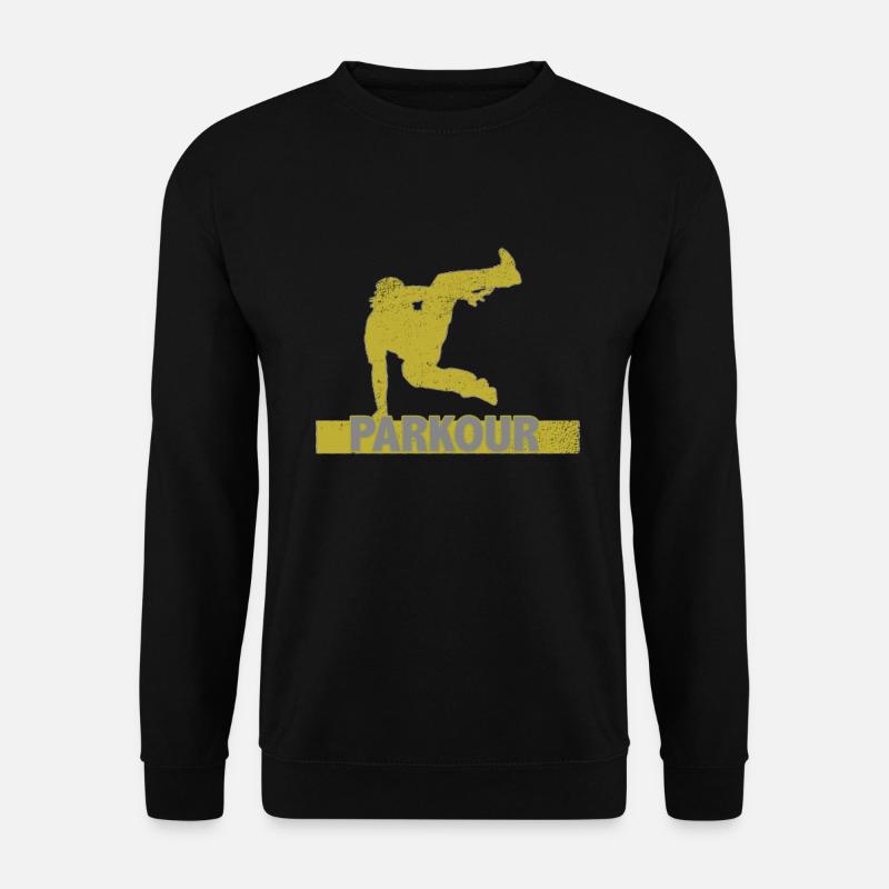 Parkour - Unisex Pullover - Schwarz