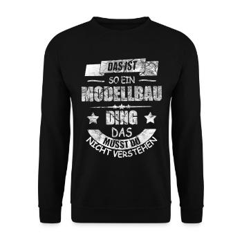 RC Modellbau massstab Modell Hobby - Unisex Pullover - Schwarz - Vorne - Alina (178cm) & Michal (187cm)