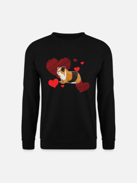 J’adore les cochons d’Inde - Sweat-shirt Unisexe - noir