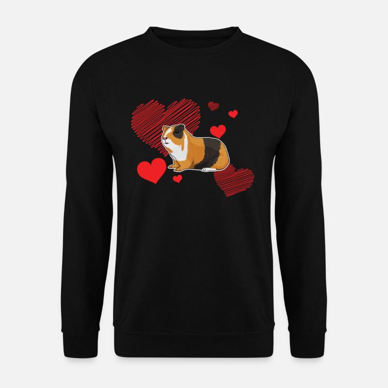 J’adore les cochons d’Inde - Sweat-shirt Unisexe - noir
