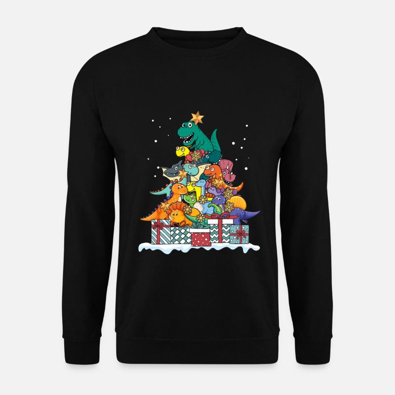 Dinosaur T-Rex Christmas Gift - Unisex Sweatshirt - black
