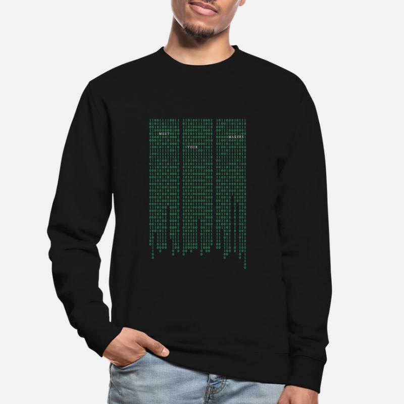 Code de la matrice Sweat-shirt Unisexe