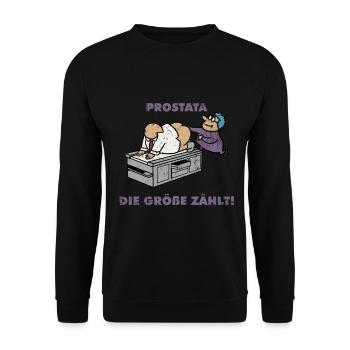 Urologe Doktor Urologie Student Prostata Geschenk - Unisex Pullover - Schwarz - Vorne - Alina (178cm) & Michal (187cm)