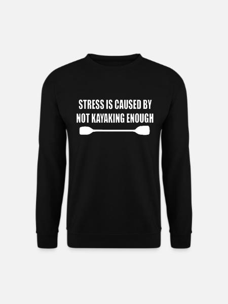 Kayak paddle canoe gift - Unisex Sweatshirt - black
