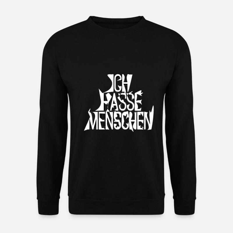 I hate people - Unisex Sweatshirt - black