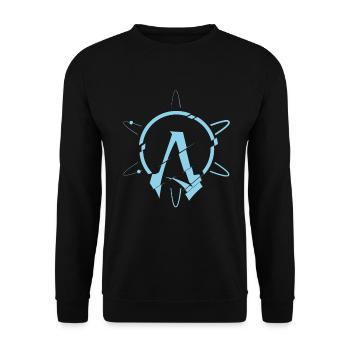 Athéisme Symbole Athéiste Don Science - Sweat-shirt Unisexe - noir - Devant - Alina (178cm) & Michal (187cm)