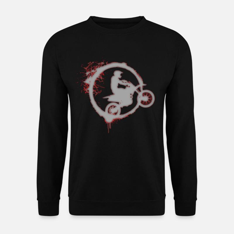 Motocross Motorrad Geschenk - Unisex Pullover - Schwarz