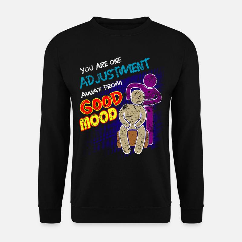 Chiropraktiker Massage Arzt Knochen Wirbelsäule - Unisex Pullover - Schwarz