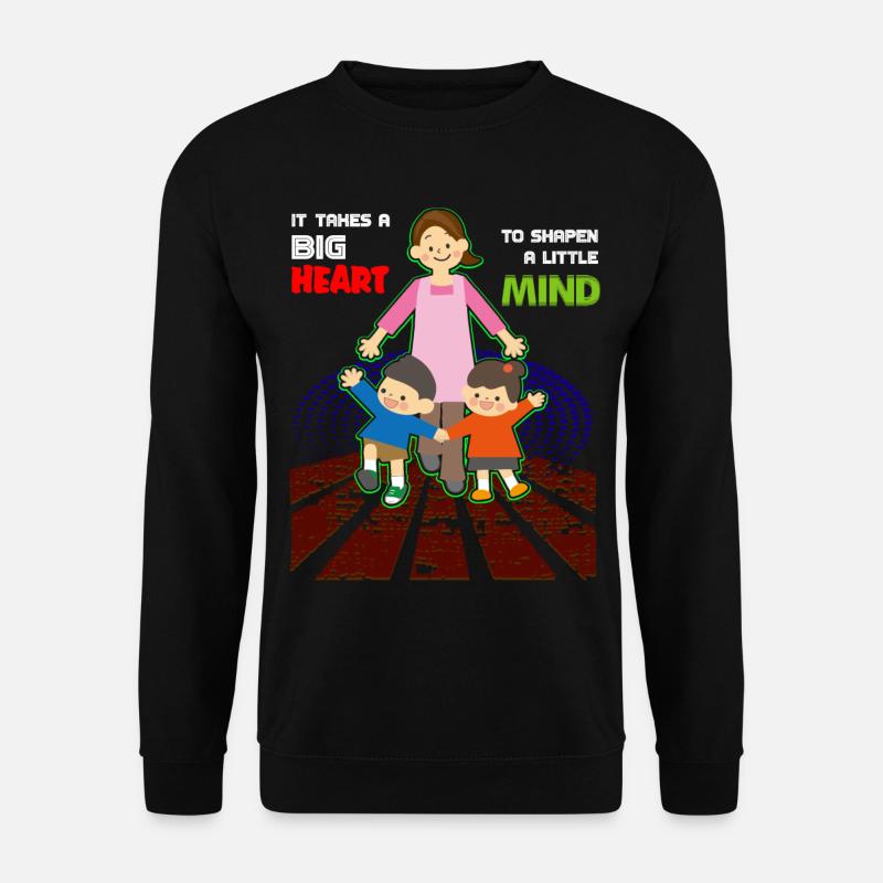 Teacher kindergarten educator - Unisex Sweatshirt - black