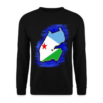 Dschibuti Dschibuti Djibouti Urlaub Geschenk - Unisex Pullover - Schwarz - Vorne - Alina (178cm) & Michal (187cm)