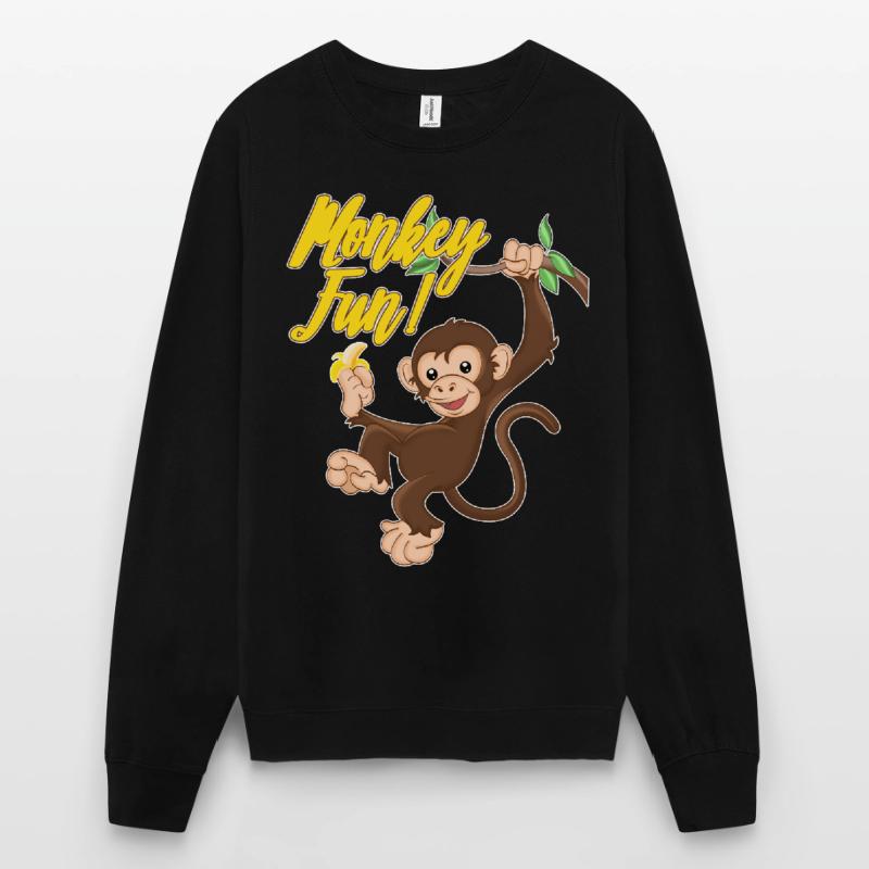Monkey Monkey Fun Monkey Monkey Unisex Sweatshirt