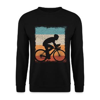 Cycling / Vélo / Vélo de course - Sweat-shirt Unisexe - noir - Devant - Alina (178cm) & Michal (187cm)
