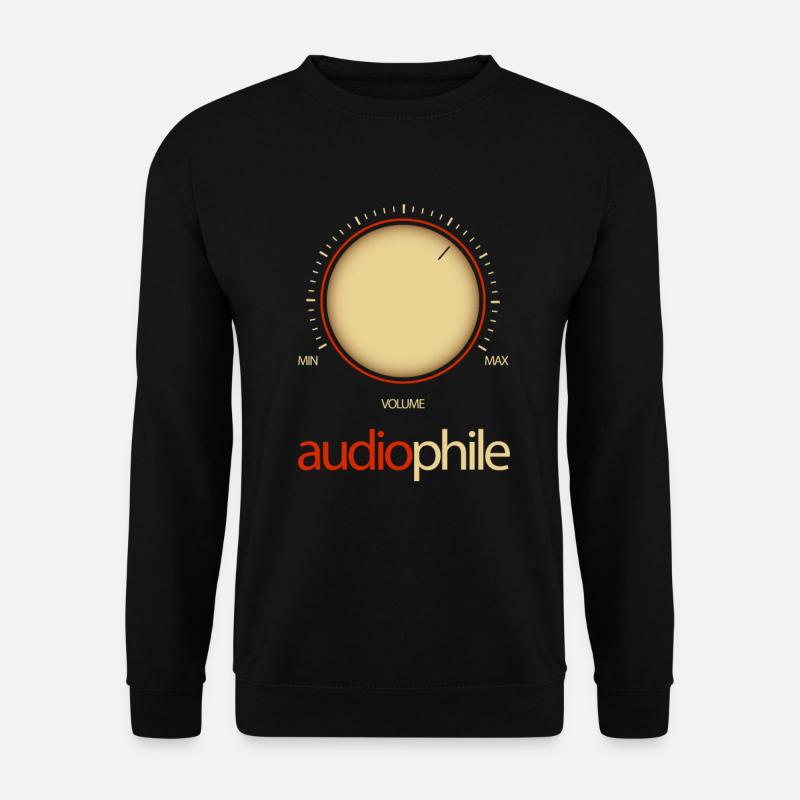 Verstärker Hi-Fi Vintage Stereo Audiophile Volume - Unisex Pullover - Schwarz