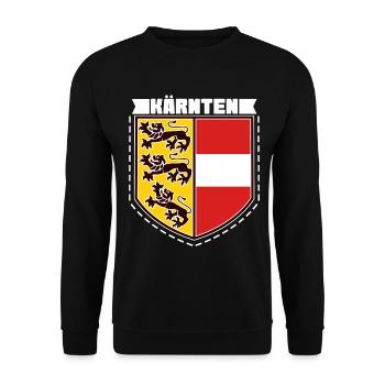 Carinthia Austria - Unisex Sweatshirt - black - Front - Alina (178cm) & Michal (187cm)