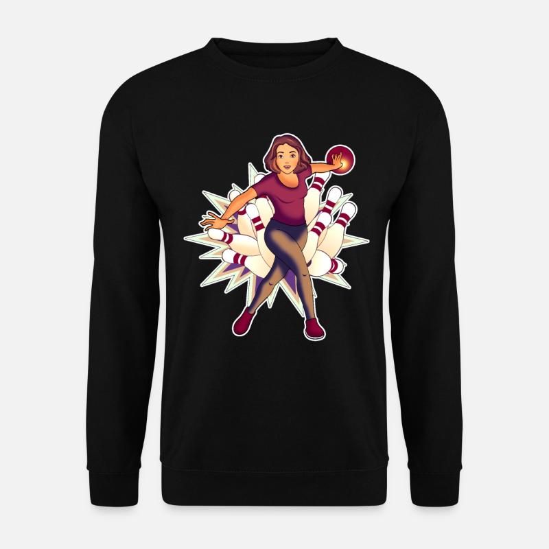 Bowling Queen - Design - Unisex Sweatshirt - black