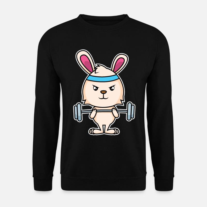 Fitness Bunny - Unisex Sweatshirt - black