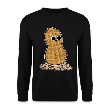 Cacahuètes Cacahuètes Enfant Enfants Bébé - Sweat-shirt Unisexe - noir - Devant - Alina (178cm) & Michal (187cm)