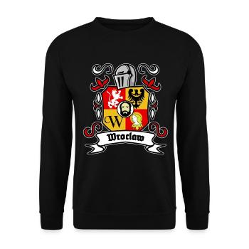 Wroclaw - Poland - Unisex Sweatshirt - black - Front - Alina (178cm) & Michal (187cm)