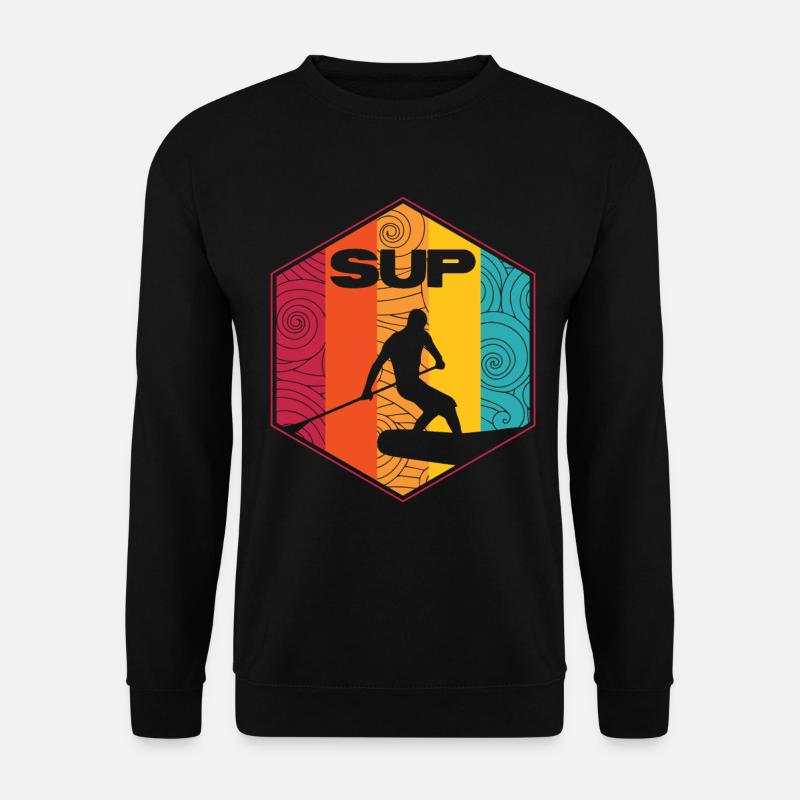 Conception de surf SUP - Sweat-shirt Unisexe - noir