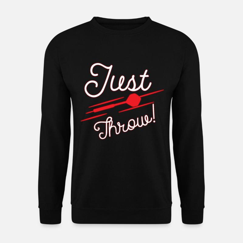Darts Dart - Unisex Pullover - Schwarz