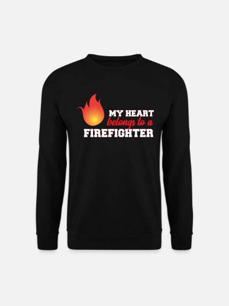 pompiers - Sweat-shirt Unisexe - noir