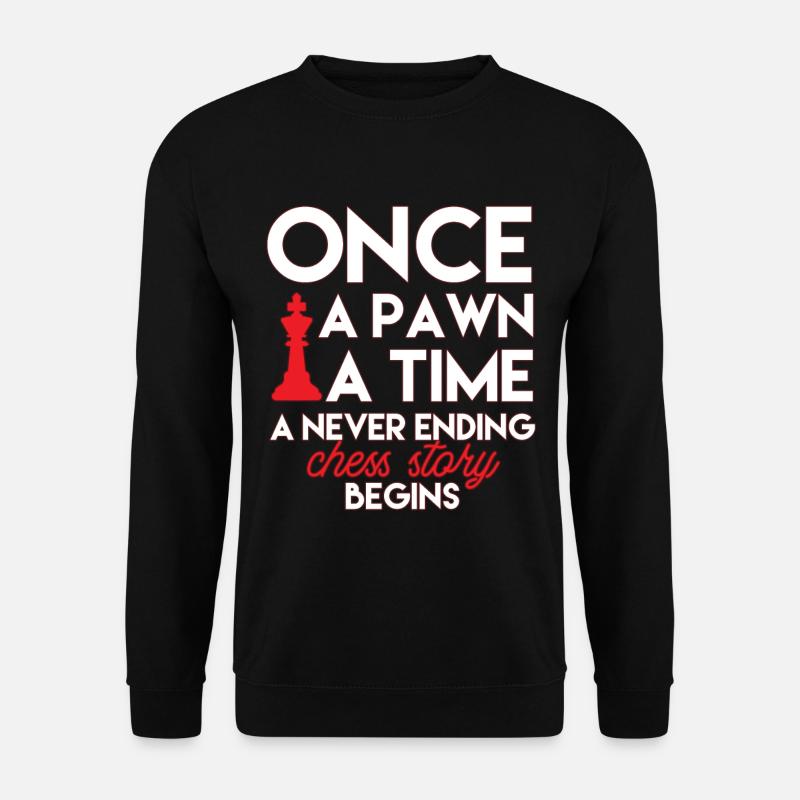 Schach Spiel - Unisex Pullover - Schwarz