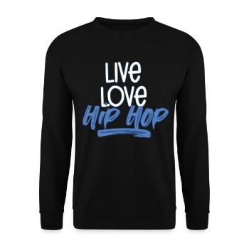Hip hop - Sweat-shirt Unisexe - noir - Devant - Alina (178cm) & Michal (187cm)