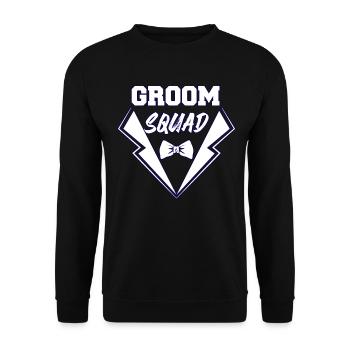 groom - Unisex Sweatshirt - black - Front - Alina (178cm) & Michal (187cm)
