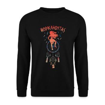 Vodkahontas - filles de poule princesse JGA - Sweat-shirt Unisexe - noir - Devant - Alina (178cm) & Michal (187cm)