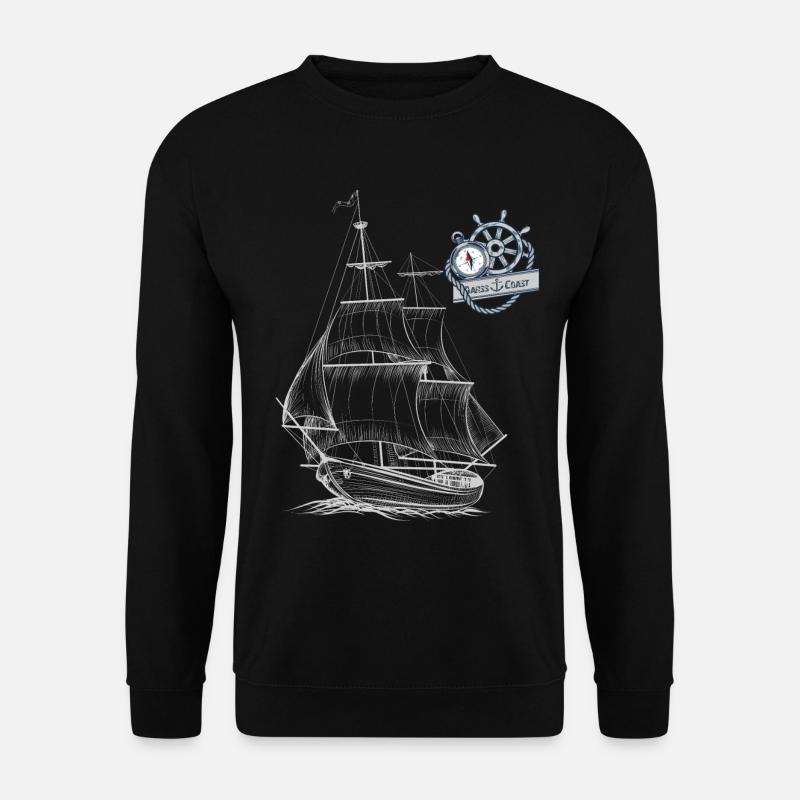 Darss Coast - Dein Statement für den Darß - Unisex Pullover - Schwarz