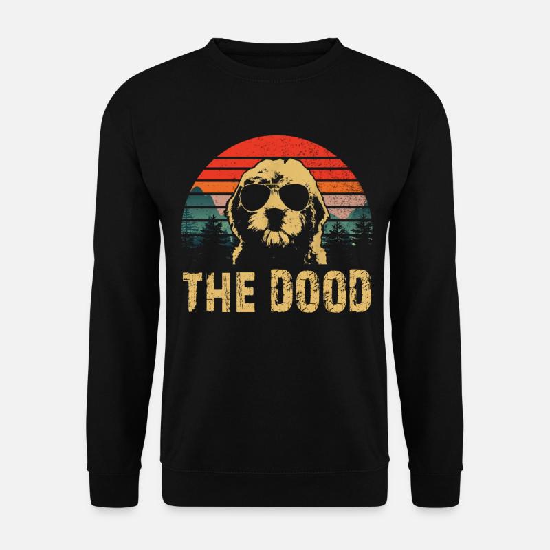 DAS DOOD Goldendoodle - Unisex Pullover - Schwarz
