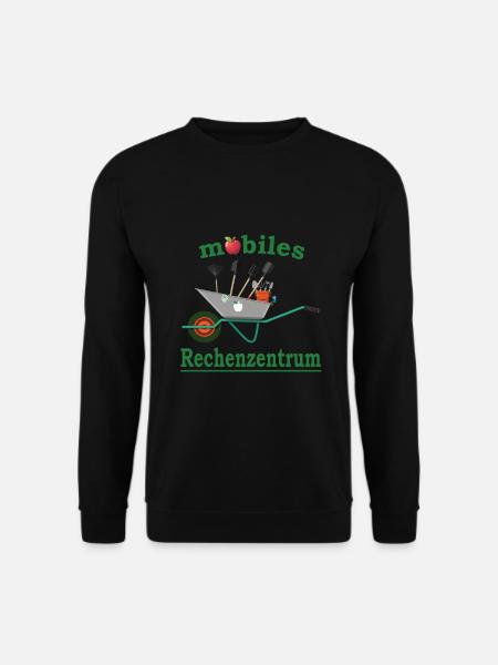 Garten Gärtner Hobbygärtner mobiles Rechenzentrum - Unisex Pullover - Schwarz
