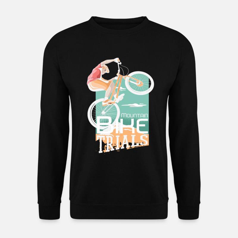 Trial de VTT - Sweat-shirt Unisexe - noir