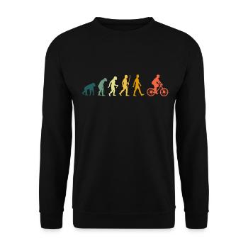 VTT évolution VTT - Sweat-shirt Unisexe - noir - Devant - Alina (178cm) & Michal (187cm)
