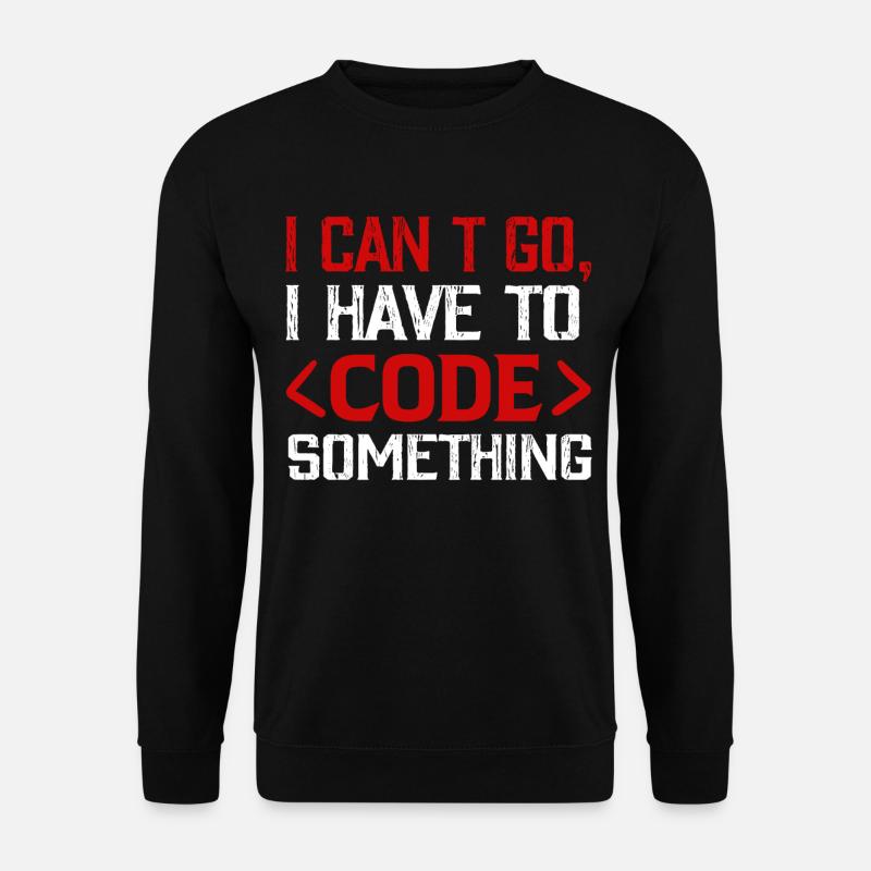 Programmeur, Nerd , Code informatique - Sweat-shirt Unisexe - noir
