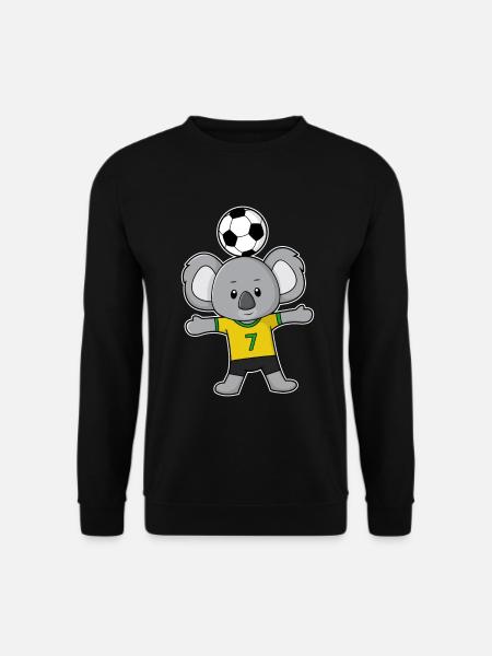 Koala Soccer Player Soccer - Unisex Sweatshirt - black